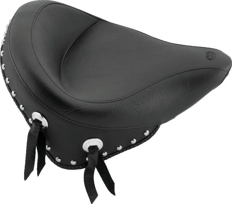 Mustang 04-09 HondaVTX1300C, 03-09 VTX1300 Retro, 03-07 VTX1300S Tank Bib w/Studs - Black - Main Product View
