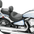 Load image into Gallery viewer, Mustang 04-10 Kawasaki Vulcan 2000 Classic,LT Standard Touring 2PC Seat w/Driver Backrest - Black - Detail View