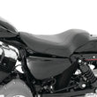 Load image into Gallery viewer, Mustang 04-21 Harley Sportster 3.3 GAL Tripper Solo Seat - Black - Main Product View