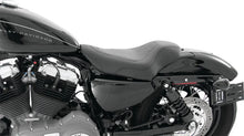 Load image into Gallery viewer, Mustang 04-21 Harley Sportster 3.3 GAL Tripper Solo Seat - Black - Main Product View