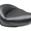 Load image into Gallery viewer, Mustang 04-21 Harley Sportster 3.3 GAL Wide Touring Solo Seat - Black - Side View