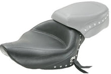 Load image into Gallery viewer, Mustang 04-21 Harley Sportster 4.5 Gallon Wide Touring Solo Seat w/Studs - Black - Main Product View