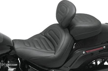 Load image into Gallery viewer, Mustang 04-21 Harley Sportster Duke 1PC Seat Regal - Black - Main Product View