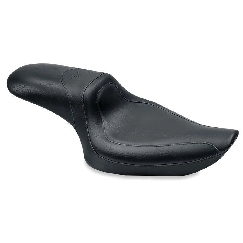 Mustang 04-21 Harley Sportster Fastback 1PC Seat - Black - Side View