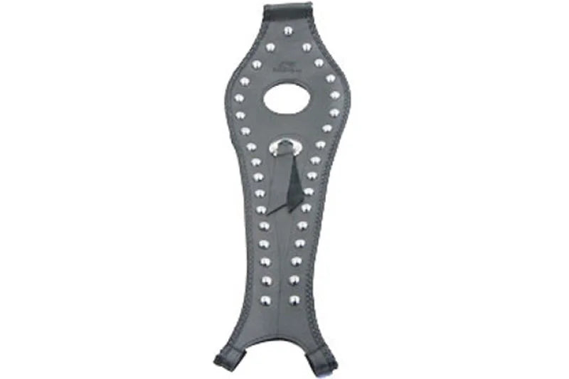 Mustang 04-21 Harley Sportster Tank Bib w/Studs - Black - Main Product View