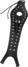 Load image into Gallery viewer, Mustang 04-21 Harley Sportster Tank Bib w/Studs - Black - Side View