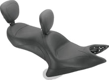 Load image into Gallery viewer, Mustang 04-21 Harley Sportster Throwback 1PC Seat - Black - Main Product View
