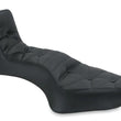 Load image into Gallery viewer, Mustang 04-21 Harley Sportster Throwback 1PC Seat - Black - Side View
