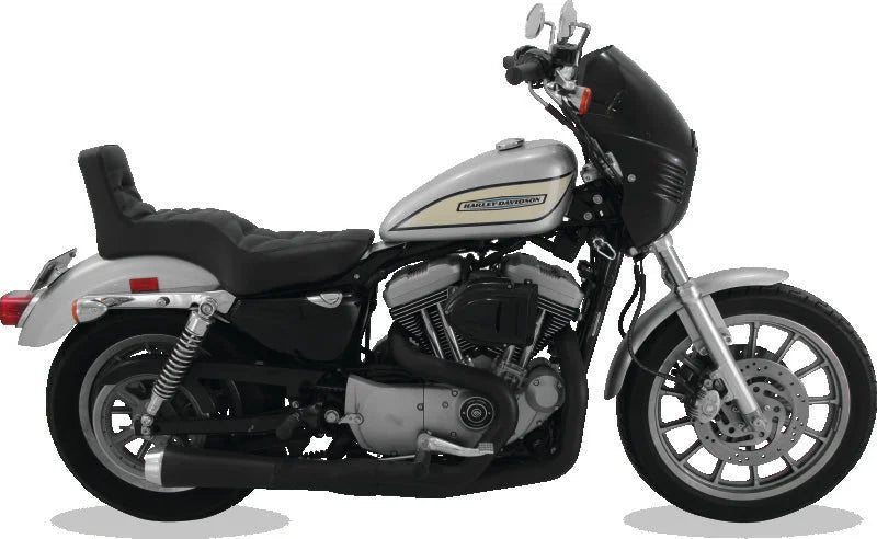 Mustang 04-21 Harley Sportster Throwback 1PC Seat - Black - Additional View 5