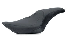 Load image into Gallery viewer, Mustang 04-21 Harley Sportster Tripper Fastback 1PC Seat - Black - Main Product View