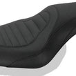 Load image into Gallery viewer, Mustang 04-21 Harley Sportster Tripper Fastback 1PC Seat - Black - Side View