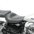 Load image into Gallery viewer, Mustang 04-21 Harley Sportster Wide Touring 1PC Seat - Black - Main Product View