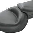 Load image into Gallery viewer, Mustang 04-21 Harley Sportster Wide Touring 1PC Seat - Black - Detail View