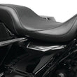 Load image into Gallery viewer, Mustang 04-21 Harley Sportster Wide Touring 1PC Seat w/Studs- Black - Side View