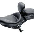 Load image into Gallery viewer, Mustang 04-21 Harley Sportster Wide Touring Recessed Passenger Seat w/Studs - Black