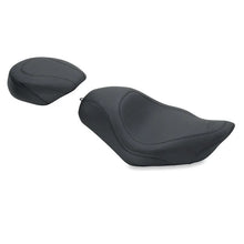Load image into Gallery viewer, Mustang 04-21 Harley Sportster Wide Tripper Solo Seat - Black - Side View