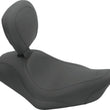 Load image into Gallery viewer, Mustang 04-21 Harley Sportster Wide Tripper Solo Seat w/Driver Backrest - Black - Side View