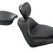 Load image into Gallery viewer, Mustang 05-08 Honda VTX1800F Sport Touring Solo Seat w/Driver Backrest - Black - Side View