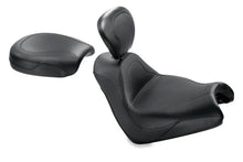 Load image into Gallery viewer, Mustang 05-08 Honda VTX1800F Sport Touring Solo Seat w/Driver Backrest - Black - Side View