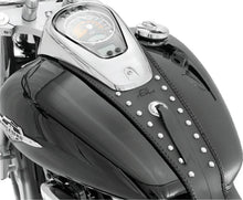 Load image into Gallery viewer, Mustang 05-08 Suzuki VL800 Volusia, Boulevard C50 Tank Bib w/Studs - Black - Main Product View