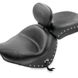 Load image into Gallery viewer, Mustang 05-09 Suzuki Boulevard C90, C90T Standard Touring 2PC Seat w/Driver Backrest Studs - Black