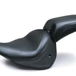 Load image into Gallery viewer, Mustang 05-17 Harley Deluxe (With Standard Rack) Wide Touring Passenger Seat - Black - Side View