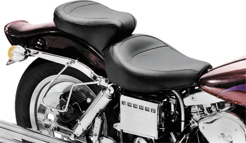 Mustang 05-21 Honda VT750 Aero Tank Bib w/Studs - Black - Main Product View
