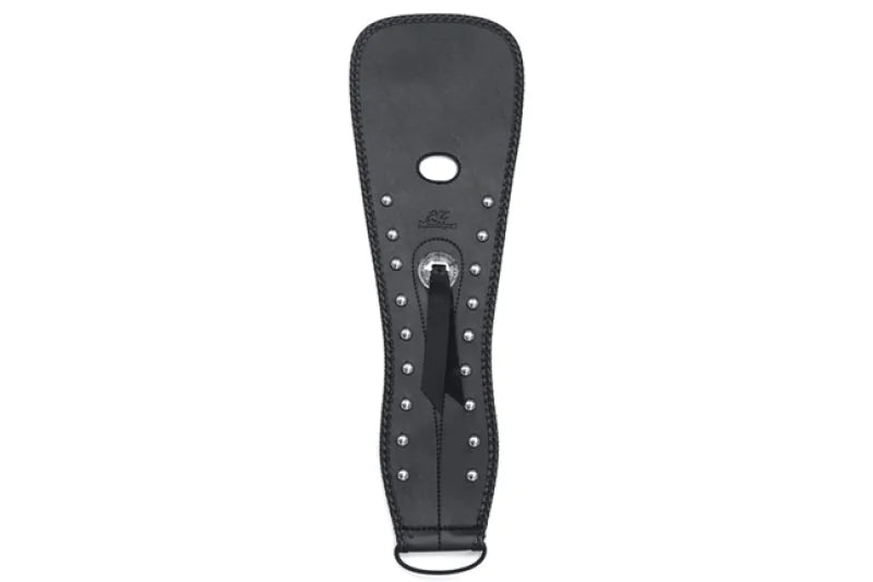 Mustang 05-21 Honda VT750 Aero Tank Bib w/Studs - Black - Side View
