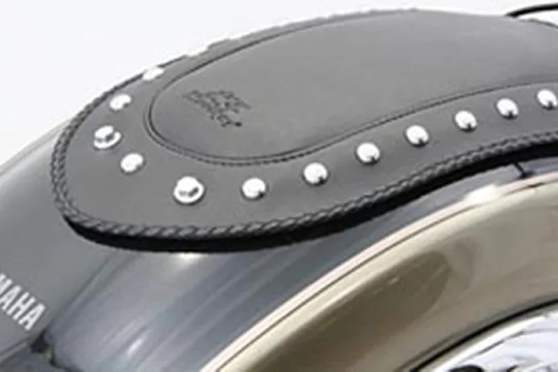 Mustang 06-10 and 12-15 Yamaha Roadliner, 06-15 Stratoliner Fender Bib w/Studs - Black - Side View