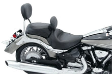 Load image into Gallery viewer, Mustang 06-15 Yamaha Roadliner, Stratoliner Wide Touring Solo Seat w/ Driver Backrest - Black - Main Product View