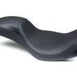 Load image into Gallery viewer, Mustang 06-17 Harley Dyna Hightail Fastback 1PC Seat - Black - Side View