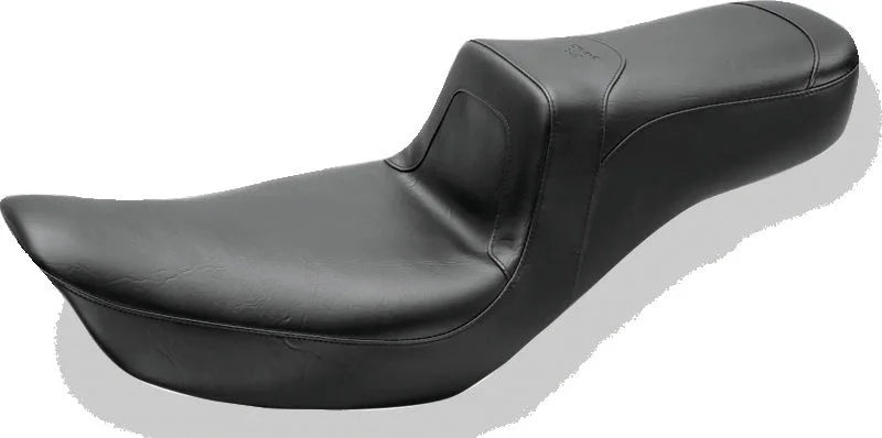 Mustang 06-17 Harley Dyna Squareback 1PC Seat - Black - Main Product View