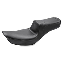 Load image into Gallery viewer, Mustang 06-17 Harley Dyna Squareback 1PC Seat - Black - Side View
