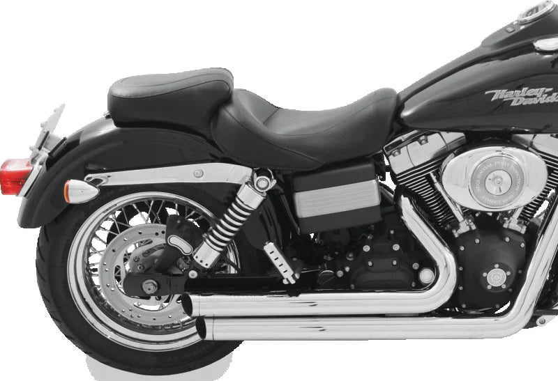 Mustang 06-17 Harley Dyna Standard Touring 1PC Seat - Black - Main Product View