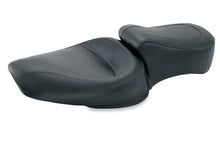 Load image into Gallery viewer, Mustang 06-17 Harley Dyna Standard Touring 1PC Seat - Black - Side View