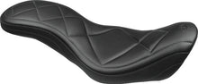 Load image into Gallery viewer, Mustang 06-17 Harley Dyna Super Tripper 1PC Seat Carbon - Black - Main Product View