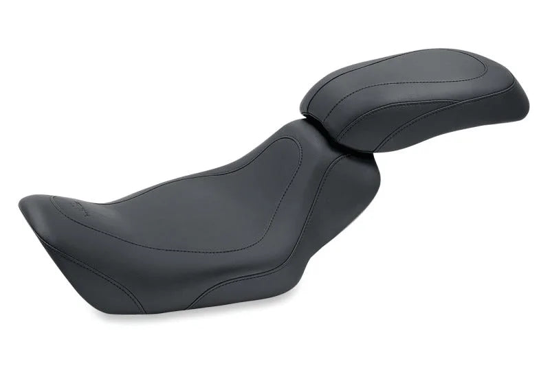 Mustang 06-17 Harley Dyna Tripper Solo Seat - Black - Main Product View