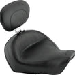 Load image into Gallery viewer, Mustang 06-17 Harley Dyna Wide Touring Solo Seat w/ Driver Backrest - Black - Main Product View