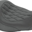 Load image into Gallery viewer, Mustang 06-17 Harley Dyna Wide Tripper Forward Solo Seat Diamond Stitch - Black - Main Product View