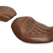 Load image into Gallery viewer, Mustang 06-17 Harley Dyna Wide Tripper Forward Solo Seat Diamond Stitch - Distressed Brown
