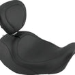 Load image into Gallery viewer, Mustang 06-17 Harley Dyna Wide Tripper Forward Solo Seat w/Driver Backrest - Black - Main Product View
