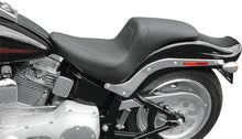 Load image into Gallery viewer, Mustang 06-17 Harley Softail Wide Tire (200mm) Fastback 1PC Seat - Black - Main Product View
