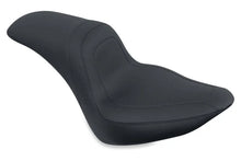 Load image into Gallery viewer, Mustang 06-17 Harley Softail Wide Tire (200mm) Fastback 1PC Seat - Black - Side View