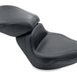 Load image into Gallery viewer, Mustang 06-17 Harley Softail Wide Tire (200mm) Sport Touring Passenger Seat - Black - Side View
