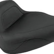 Load image into Gallery viewer, Mustang 06-17 Harley Softail Wide Tire (200mm) Sport Touring Solo Seat - Black - Main Product View