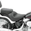 Load image into Gallery viewer, Mustang 06-17 Harley Softail Wide Tire (200mm) Standard Touring 1PC Seat - Black - Detail View