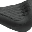 Load image into Gallery viewer, Mustang 06-17 Harley Softail Wide Tire (200mm) Std Touring,Wide Touring Pass Seat w/Studs - Black - Main Product View