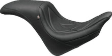 Load image into Gallery viewer, Mustang 06-17 Harley Softail Wide Tire (200mm) Wide Touring Recessed Passenger Seat w/Studs - Black - Main Product View