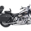 Load image into Gallery viewer, Mustang 06-17 Harley Softail Wide Tire(200mm)Wide Tour Solo Seat w/Driver Backrest Studs - Black - Main Product View