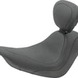 Load image into Gallery viewer, Mustang 06-17 Harley Softail Wide Tire(200mm)Wide Tripper Solo Seat w/Driver Backrest - Black - Main Product View